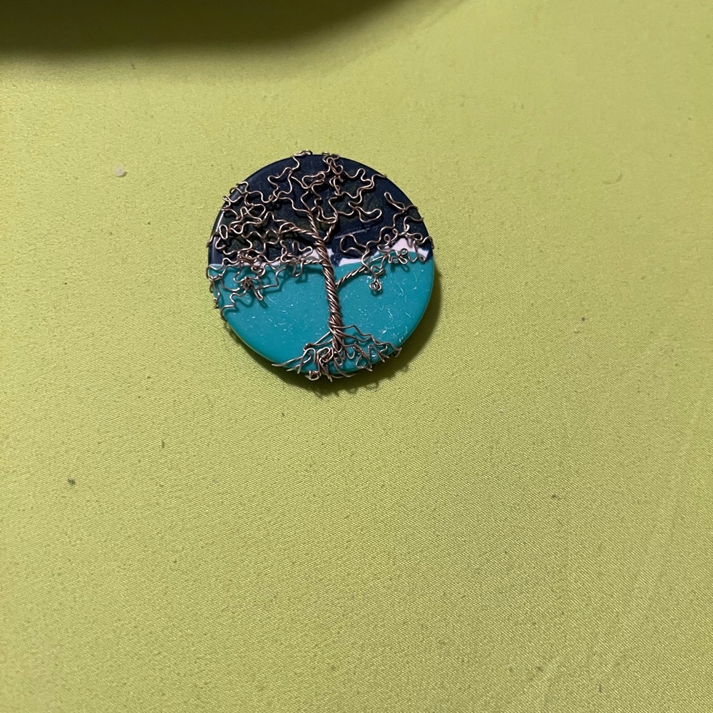 Handcrafted Tree Pendant. No chain included